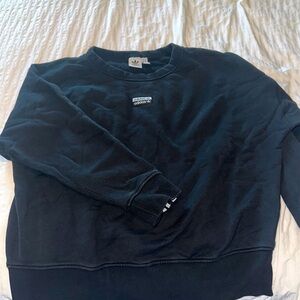 ADIDAS black crew neck